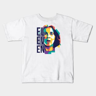 Eleven Stranger Things Pop Art Kids T-Shirt